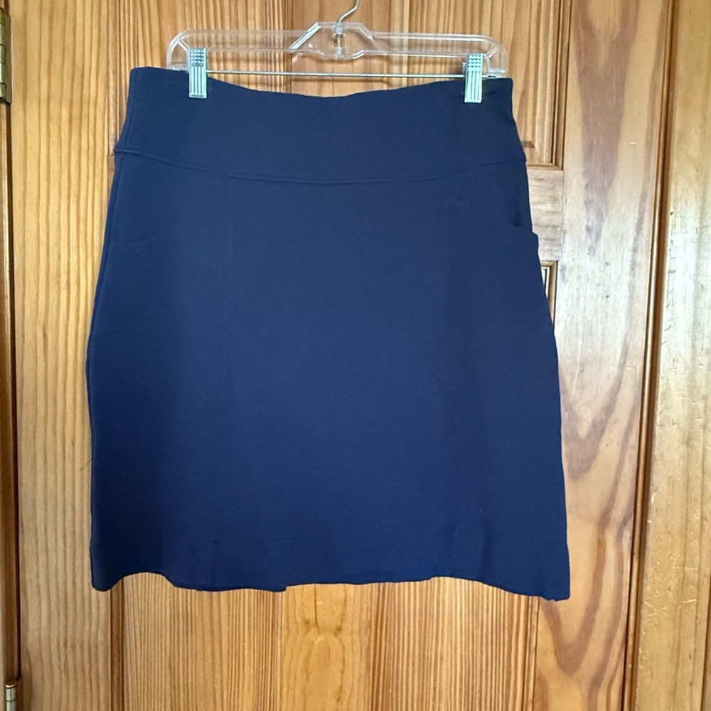 Maeve, Knit Navy Blue Skirt